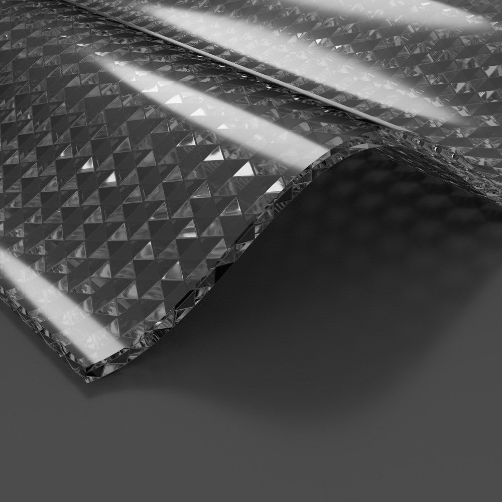 Acryl Wellplatten 3mm Wabenstruktur Sinus 76/18 graphit - weitere Ansicht | Lichtdurchlässige Wellplatte
