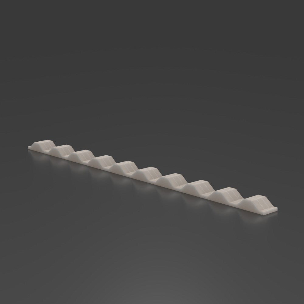 Profilfüller für Sinus Profil aus Polyäthylen – geräuschdämmend - Detailansicht