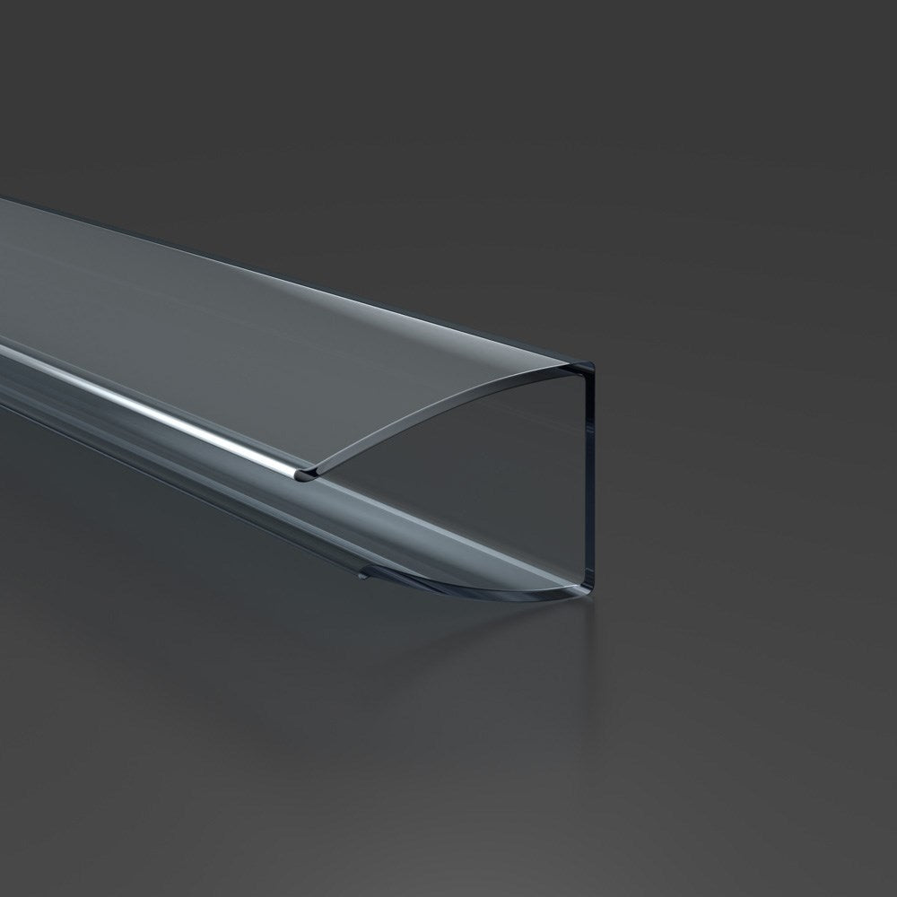 U-Profil transparent Polycarbonat für 10mm Stegplatten - Detailansicht | Hochwertige Hohlkammerplatte