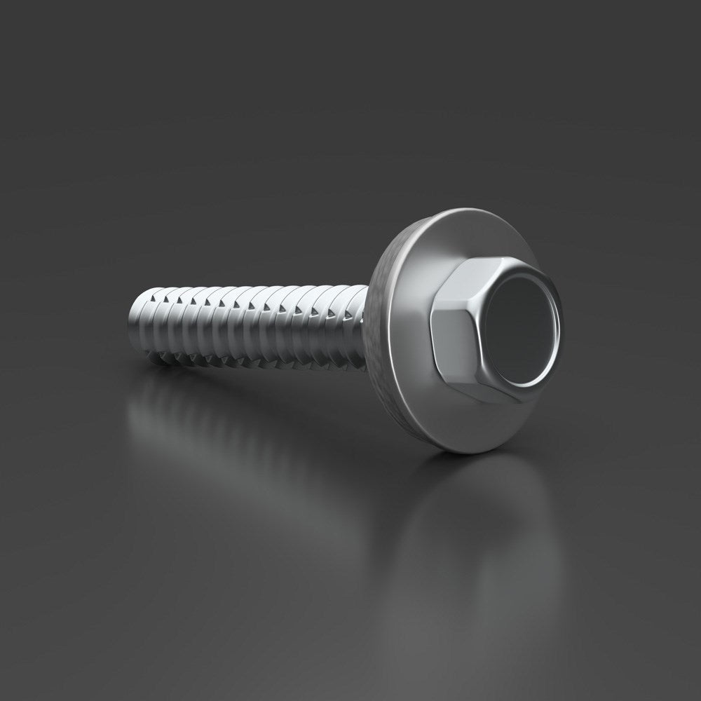 Sechskant-Schrauben 3/8“ Kopf, verzinkt – zur Verlegung mit Abstandhalter - Detailansicht