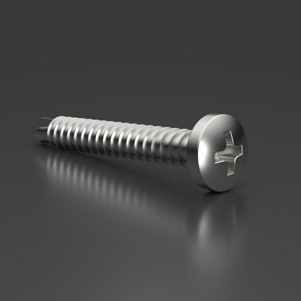 Bohrschraube Edelstahl 4,2×32 zur Befestigung des Profilunterteils auf der Metallunterkonstruktion - Detailansicht