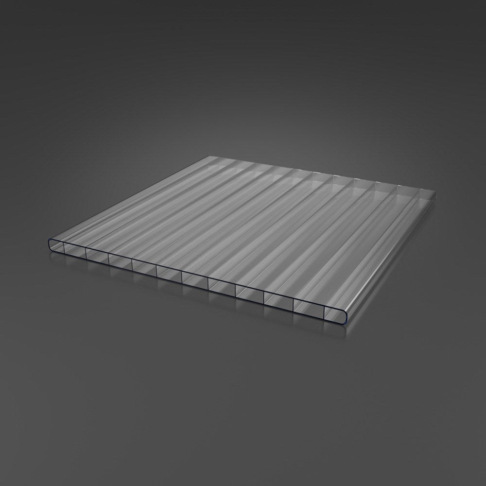 Doppelstegplatten 4 mm Polycarbonat klar/farblos - weitere Ansicht | Hochwertige Hohlkammerplatte