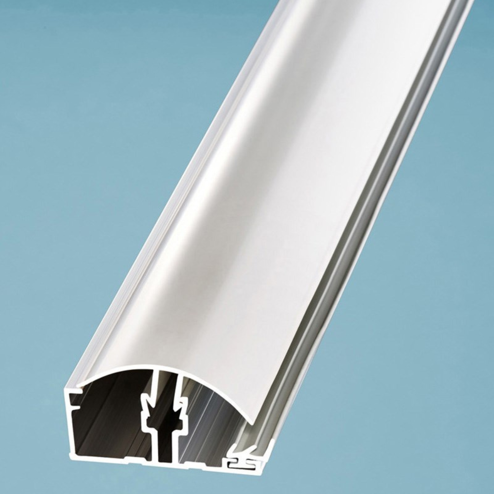 Randprofil Alu-Pvc 60 mm breit - für Stegplatten 16mm