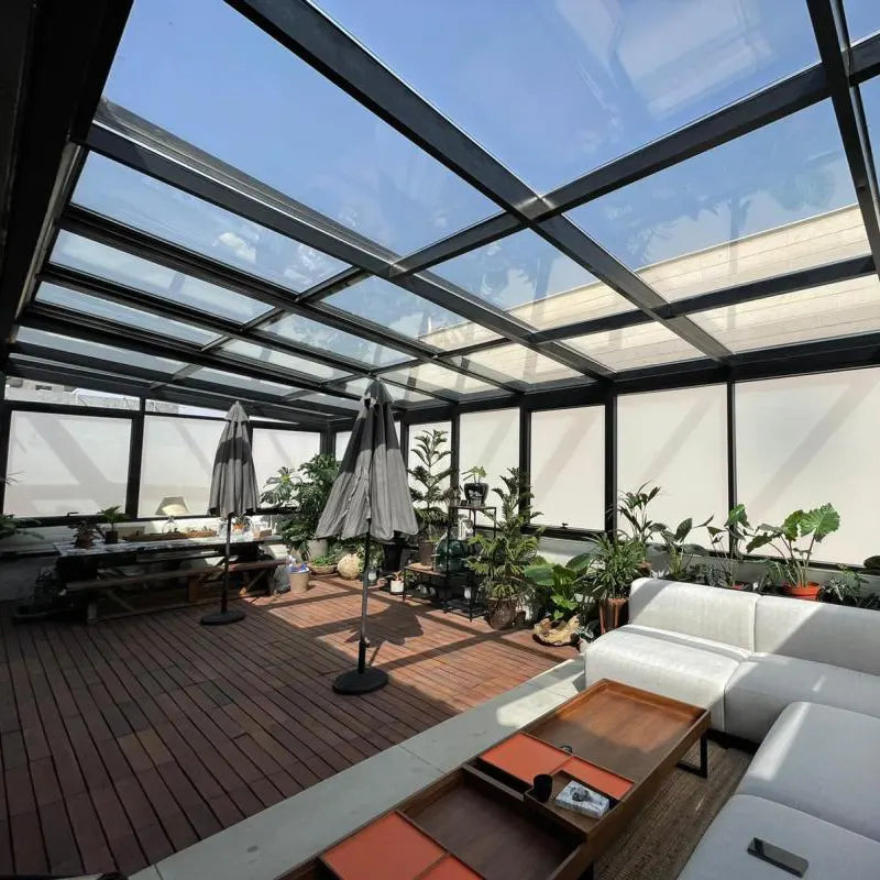 Skymove Einziehbare Glasdachsysteme mit Doppelverglasungsstruktur - Hauptbild | Glassystem für Außenbereich