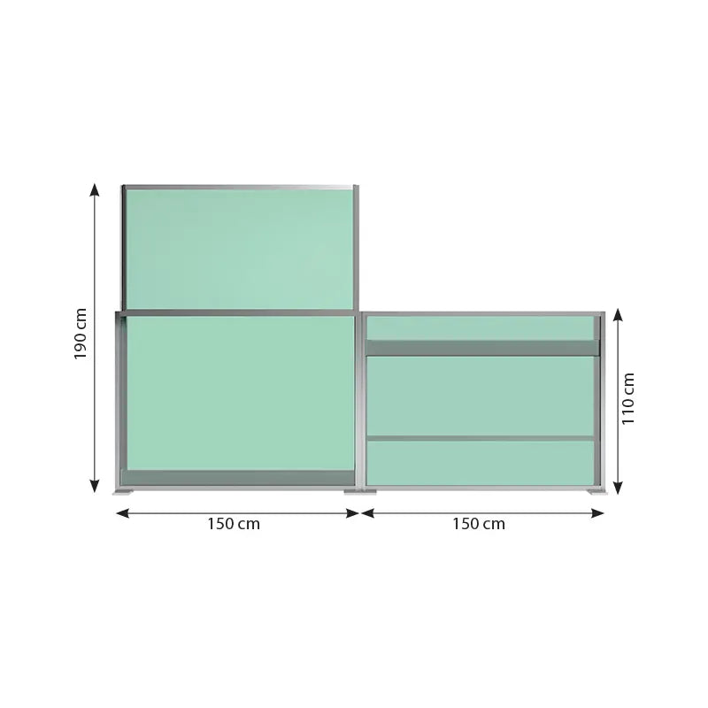 Windblocker Windschutz-Glassysteme - Detailansicht | Glassystem für Außenbereich