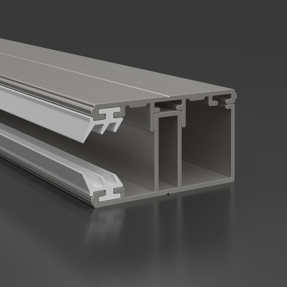 Randprofil Alu-Alu Premium 60mm breit – für 16mm Stegplatten - Detailansicht | Hochwertige Hohlkammerplatte