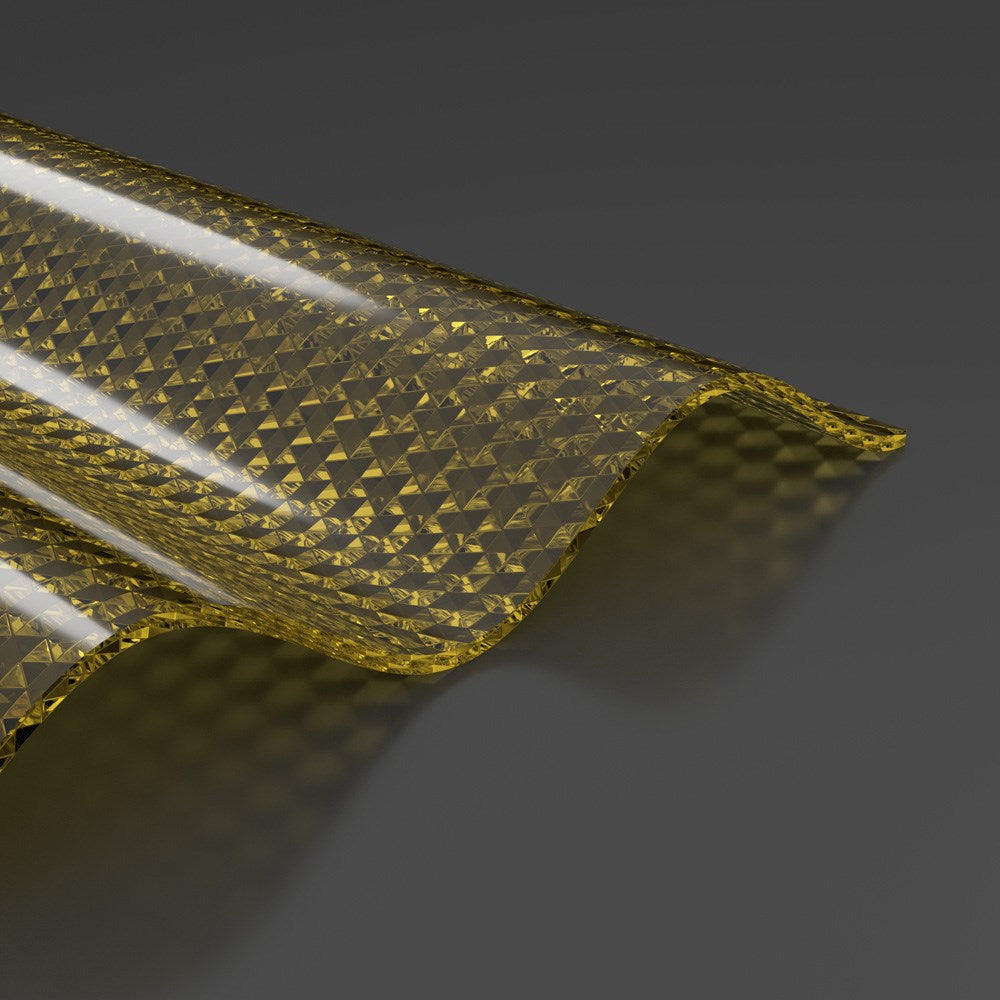 Acryl Wellplatten 3mm Wabenstruktur Sinus 76/18 bronze - Anwendungsbeispiel | Lichtdurchlässige Wellplatte