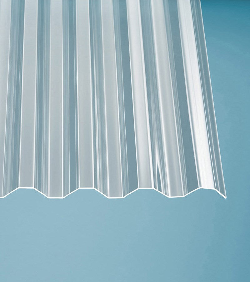 Acryl Trapezplatten 1,5mm Sinus 76/18 glasklar - weitere Ansicht | Glassystem für Außenbereich
