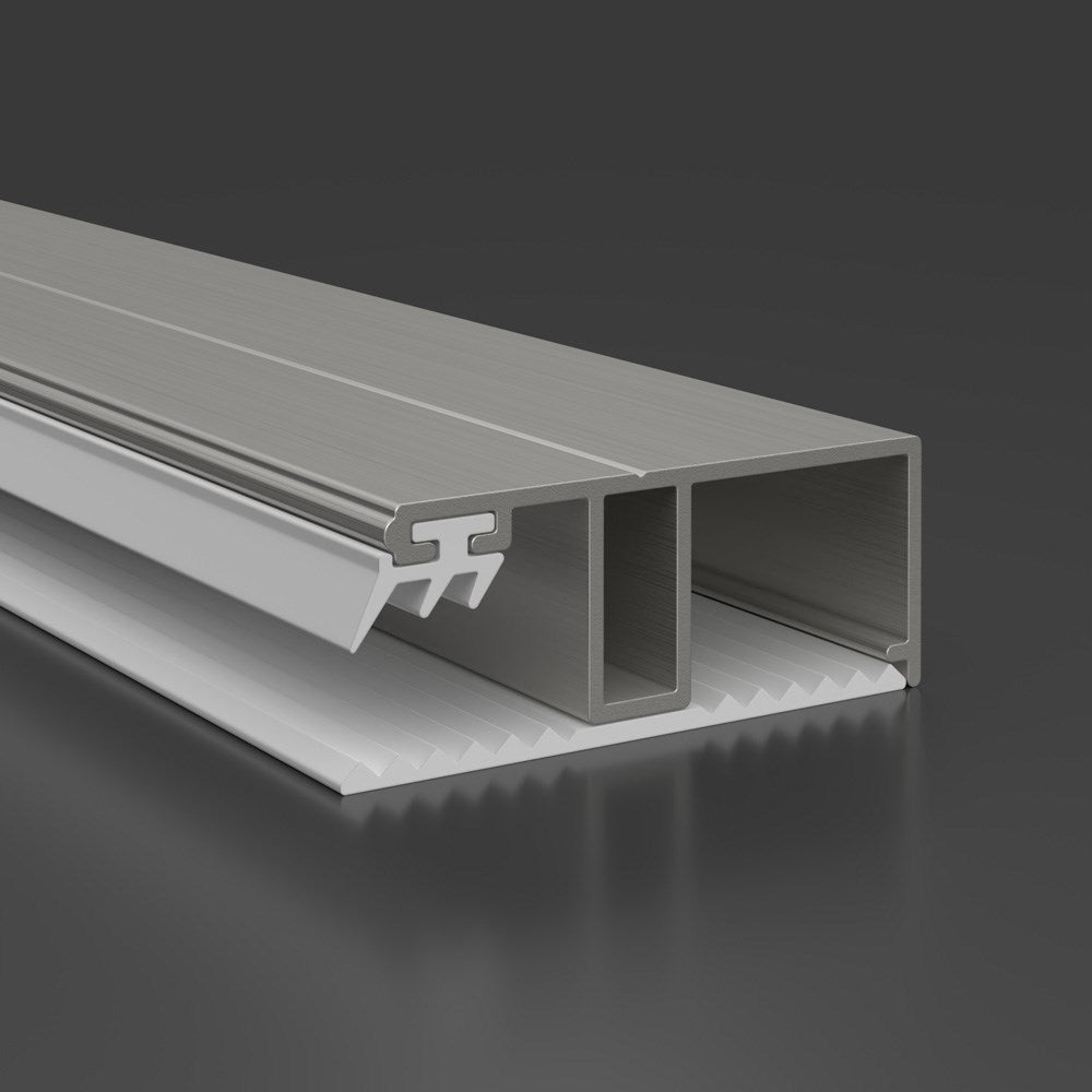 Randprofil Alu-Gummi Premium 60mm breit – für 16mm Stegplatten - Detailansicht | Hochwertige Hohlkammerplatte