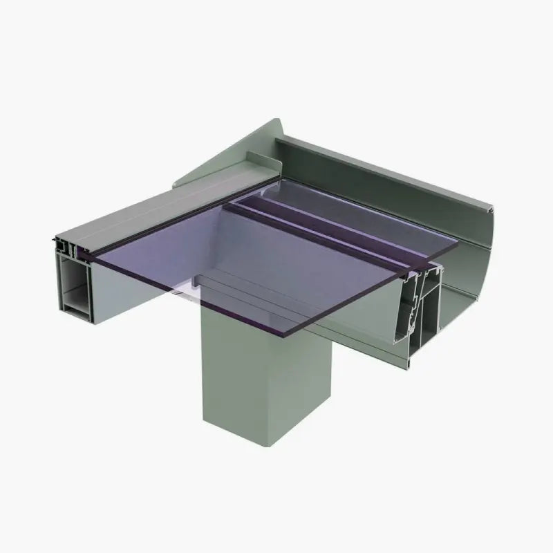 Skyfix Feste Glasdachsysteme, Einfach- oder Doppelverglasungsoptionen - Detailansicht | Glassystem für Außenbereich