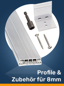 Profile & Zubehör für 8mm