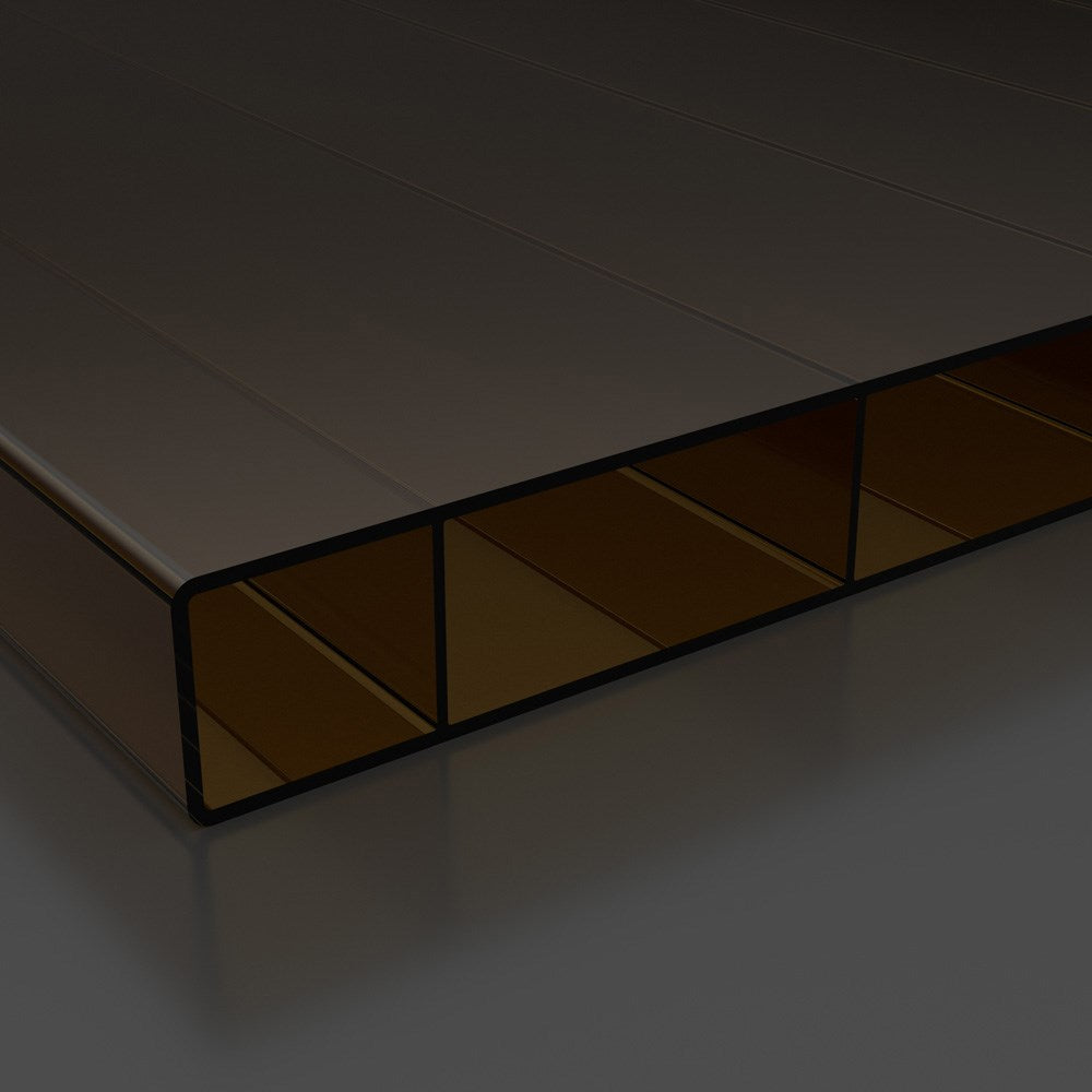 Doppelstegplatten 16mm Acrylglas bronze - Hauptbild | Glassystem für Außenbereich