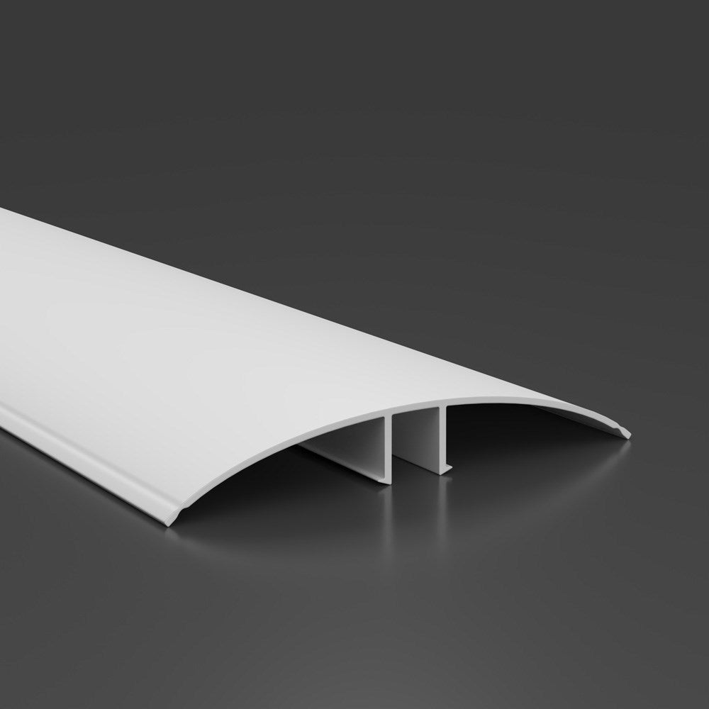 Oberprofil weiß PVC 60mm breit - Hauptbild