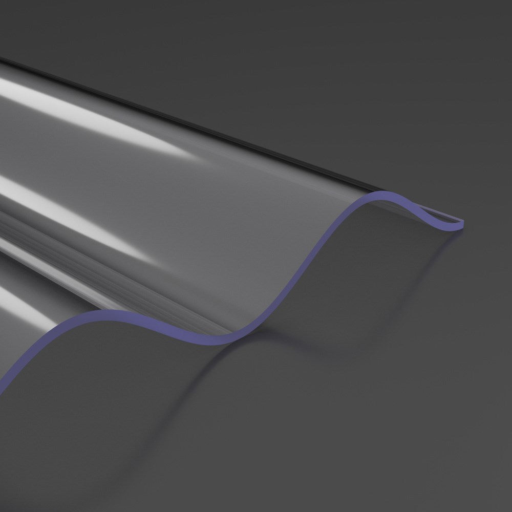 Acryl Wellplatten 3mm Sinus 76/18 glasklar - Anwendungsbeispiel | Glassystem für Außenbereich