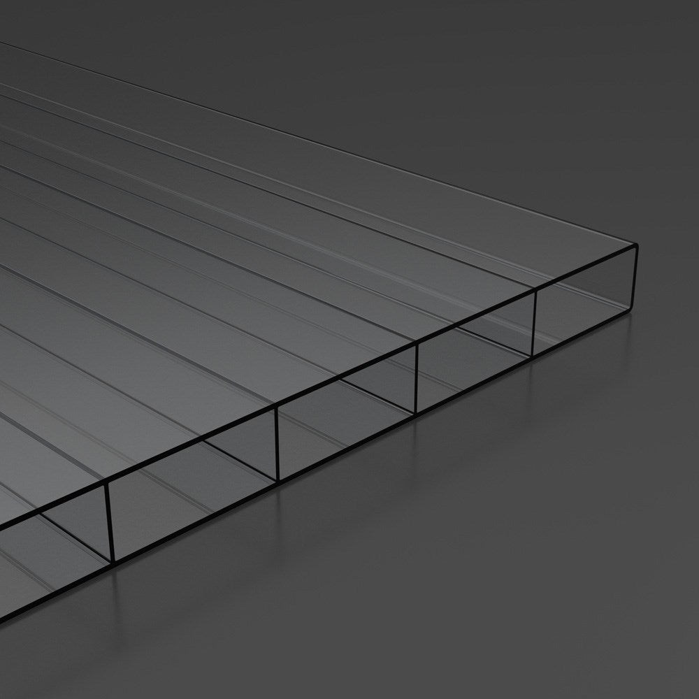 Doppelstegplatten 16mm Acrylglas klar/farblos - Detailansicht | Glassystem für Außenbereich