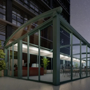 Alba Einziehbare Aluminium-Pergolen