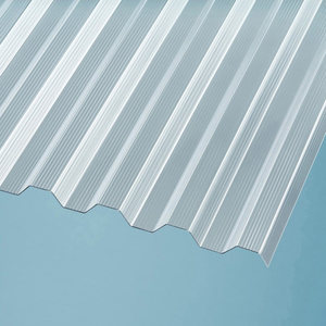 Lichtplatten Trapezplatten Polycarbonat 1,4 mm Gerillt 76/18 klar/farblos