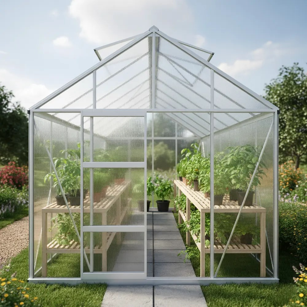 Gewächshaus Platten - Hohlkammerplatten 4mm