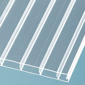 Doppelstegplatten 16mm Polycarbonat esthetics klar/farblos