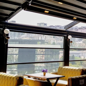 Panoramaglas Automatische vertikale Glassysteme