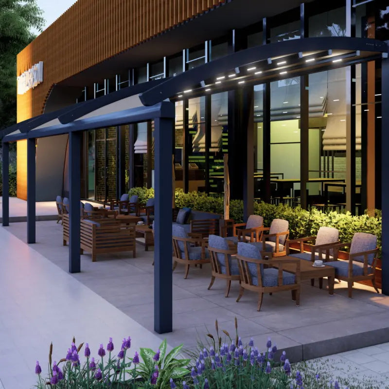 Viva Freistehende Aluminium-Pergolen - Detailansicht