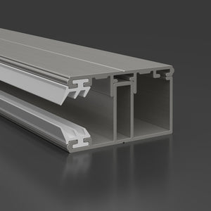 Randprofil Alu-Alu Premium 60mm breit – für 16mm Stegplatten