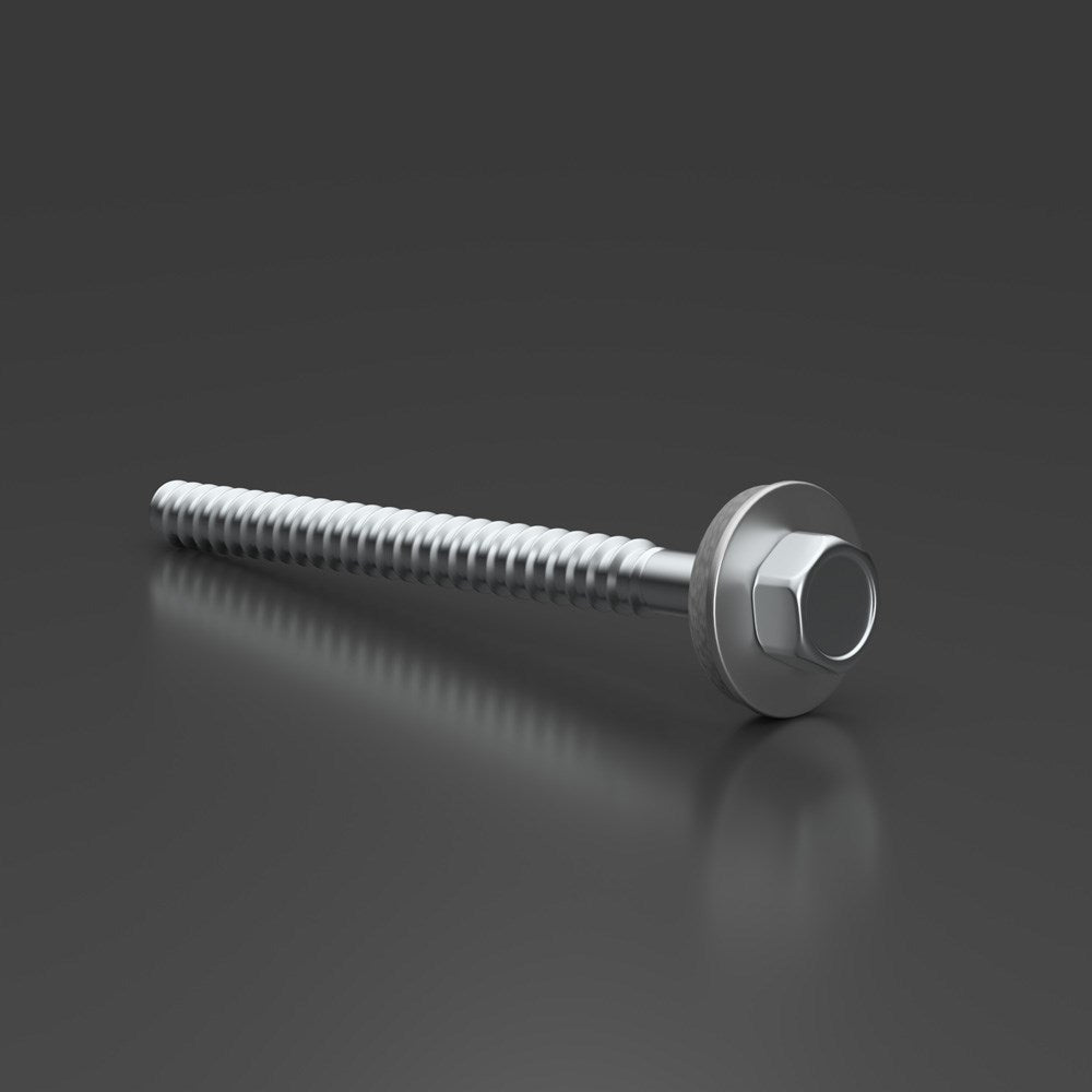 Edelstahlschraube 6,5×90 Befestigung des Oberteils auf der Unterkonstruktion aus Holz - Detailansicht