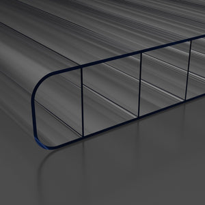 Doppelstegplatten 10mm Polycarbonat klar/farblos